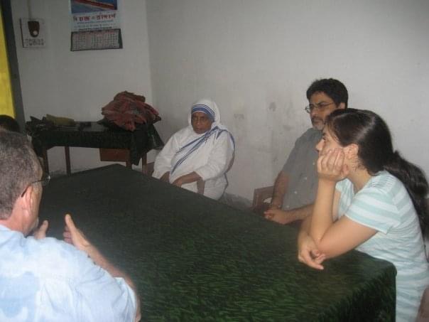 Pradeep Walia with Mother Teresa